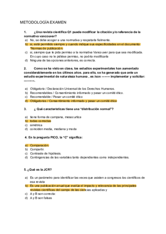 Wuolah Descarga Preguntas Metodologia Pdf Examenes De Metodolog A