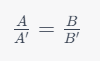 formula teorema de tales