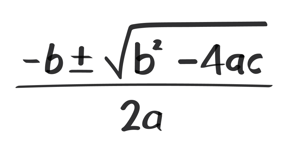 Formula ecuación de segundo grado