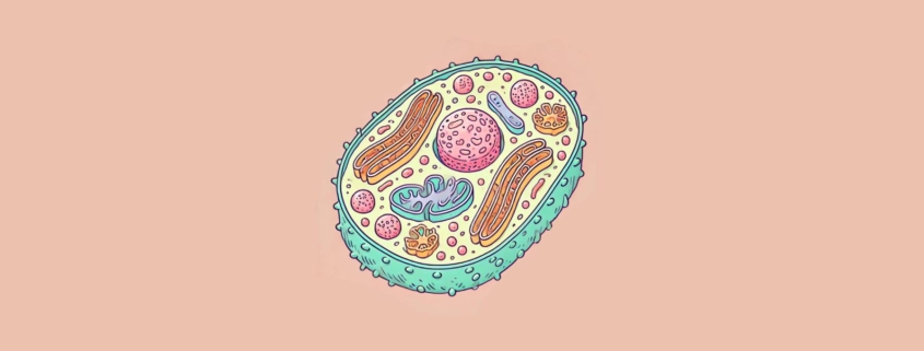 imagen de una célula con ribosomas