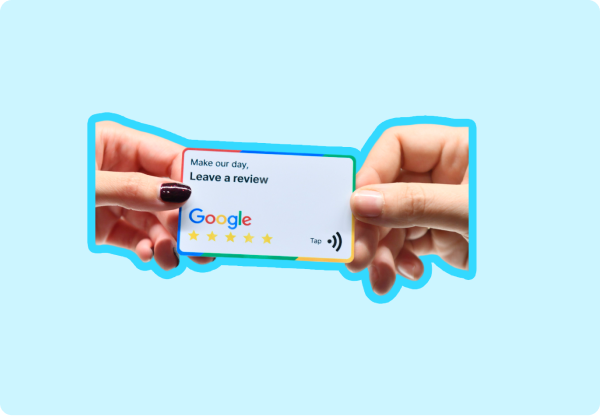 tarjeta reseñas google