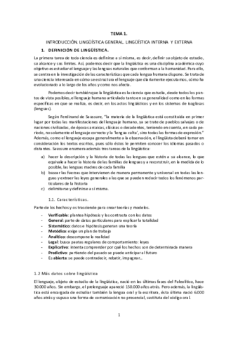 Wuolah | Descarga TEMA-1-apuntes.pdf - Apuntes De Lingüística General