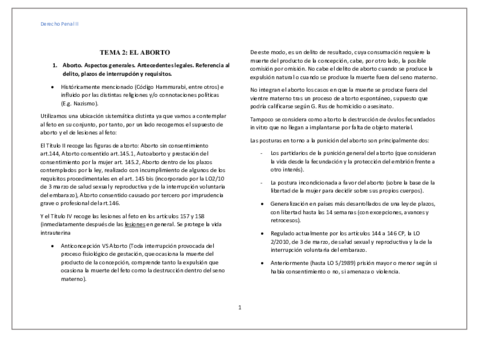 Wuolah | Descarga Tema-2.pdf - Apuntes De Derecho Penal II